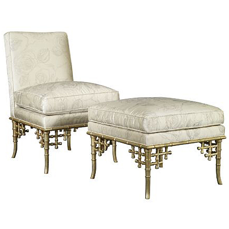 Фото Пуф, банкетка - стиль Американская классика - Для гостиной - Купить в Интернет-магазине