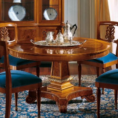 Фото Стол обеденный - стиль Русский дворцовый - Для столовой - большие обеденные столы производства США - Colombo Mobili - Russian empire - Купить в Интернет-магазине