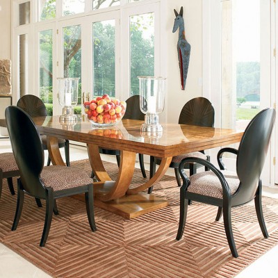 Фото Стол обеденный - стиль Transitional - Для столовой - большие обеденные столы производства США - Century Furniture - Omni - Купить в Интернет-магазине