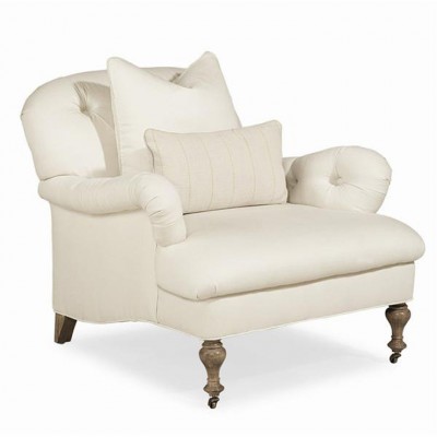 Фото Кресло обитое - стиль Гранд Салон - Для гостиной - удобное кресло производства США - Caracole - New Traditional Upholstery - Купить в Интернет-магазине