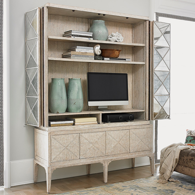 Фото ТВ шкаф - стиль Современная классика - Для комната развлеченья - Купить в Интернет-магазине