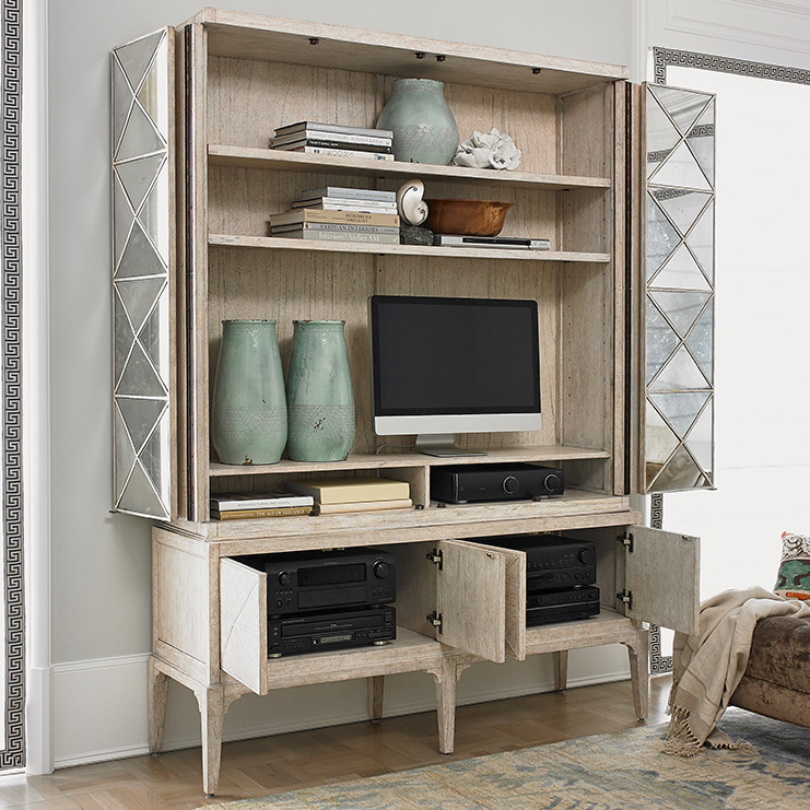 Фото ТВ шкаф - стиль Современная классика - Для комната развлеченья - Купить в Интернет-магазине