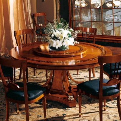 Фото Стол обеденный - стиль Русский дворцовый - Для столовой - большие обеденные столы производства США - Colombo Mobili - Biedermeier - Купить в Интернет-магазине