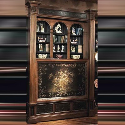 Фото ТВ шкаф - стиль Роскошное шале - Для гостиной - Купить в Интернет-магазине