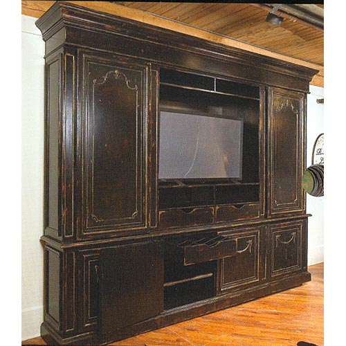 Фото ТВ шкаф - стиль Роскошное шале - Для гостиной - Купить в Интернет-магазине