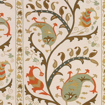 Фото Ткань портьерная с рисунком - Пейсли - стиль Английский - Купить в Интернет-магазине