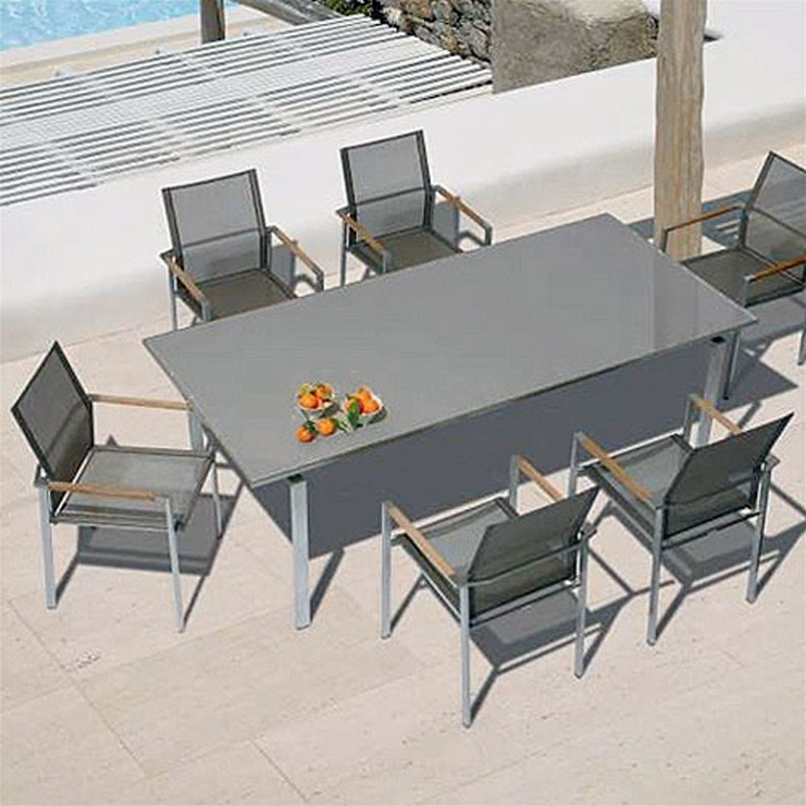 Фото Стол обеденный - стиль Современный - Для терраса и бассейна - Купить в Интернет-магазине