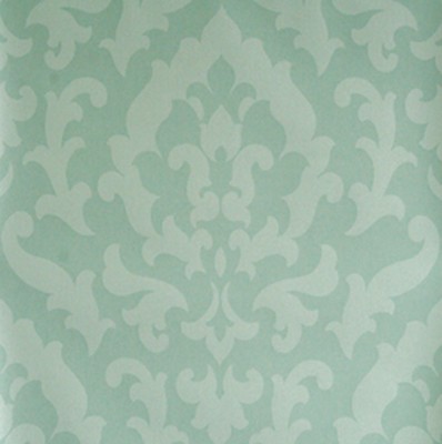 Фото Обои с рисунком - Дамаск - стиль Английская классика - Бирюзовые - Купить в Интернет-магазине
