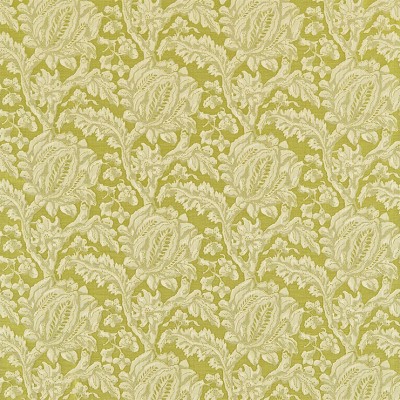 Фото Ткань портьерная с рисунком - Дамаск - стиль Английский - Зеленый - Купить в Интернет-магазине