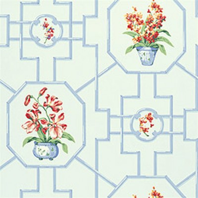 Фото Обои с рисунком - Крупный декор - стиль Американский - Голубы - Купить в Интернет-магазине