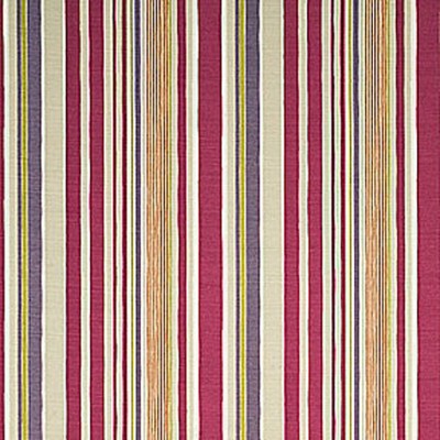 Фото Ткань портьерная с рисунком - Полоски - стиль Английский - Малиновые - Купить в Интернет-магазине