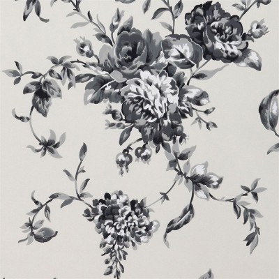 Фото Обои с рисунком - Туаль - стиль Английская классика - Светло-серые - Купить в Интернет-магазине