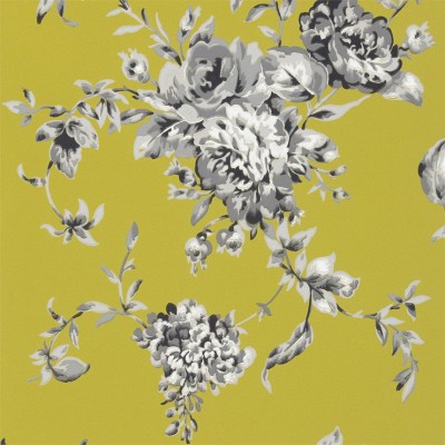 Фото Обои с рисунком - Туаль - стиль Английская классика - Зеленые - Купить в Интернет-магазине