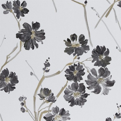 Фото Обои с рисунком - Цветы - стиль Английская классика - Белые - Купить в Интернет-магазине