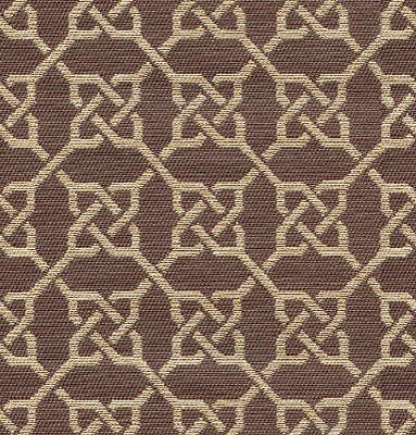 Фото Ткань портьерная с рисунком - Орнамент - стиль Современный - Коричневый - Купить в Интернет-магазине