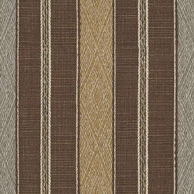 Фото Ткань портьерная с рисунком - Полоски - стиль Современный - Коричневые - Купить в Интернет-магазине