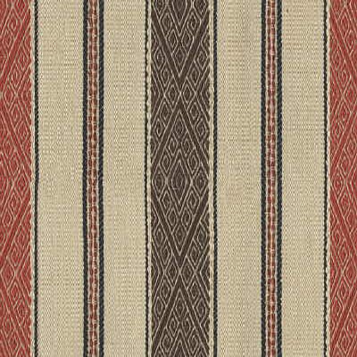 Фото Ткань портьерная с рисунком - Полоски - стиль Современный - Красные - Купить в Интернет-магазине