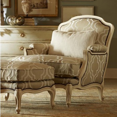 Фото Кресло на деревянной раме - стиль Американское наследство - Для гостиной - Купить в Интернет-магазине