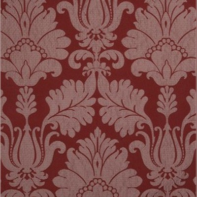 Фото Ткань портьерная с рисунком - Дамаск - стиль Английский - Малиновый - Купить в Интернет-магазине