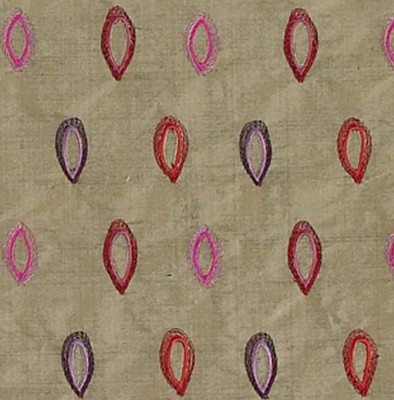 Фото Ткань портьерная с рисунком - Орнамент - стиль Английский - Коричневый - Купить в Интернет-магазине