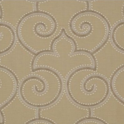 Фото Ткань портьерная с рисунком - Орнамент - стиль Английский - Бежевый - Купить в Интернет-магазине