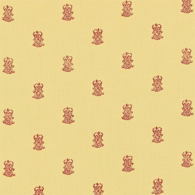 Фото Ткань портьерная с рисунком - Орнамент - стиль Английский - Желтый - Купить в Интернет-магазине