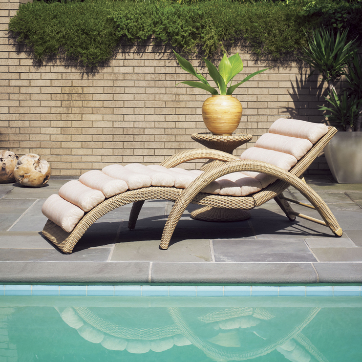 Фото Шезлонг - стиль Современный - Для терраса и бассейна - Купить в Интернет-магазине