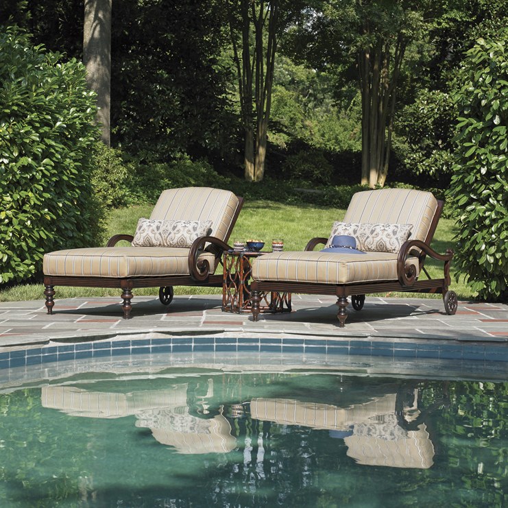 Фото Шезлонг - стиль Классический - Для терраса и бассейна - Купить в Интернет-магазине