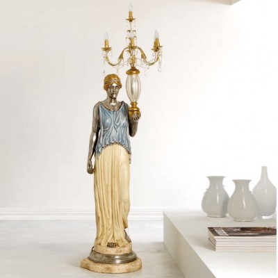 Фото Торшер - стиль Европейская классика - Деревянный - Купить в Интернет-магазине