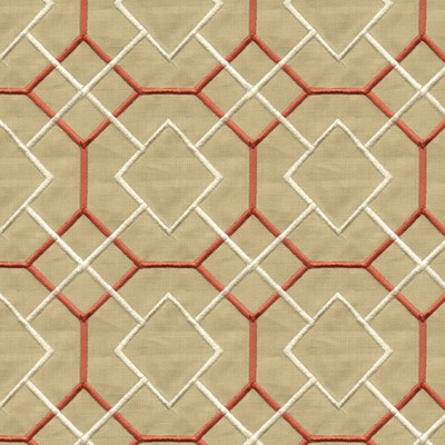 Фото Ткань портьерная с рисунком - Орнамент - стиль Современный - Бежевый - Купить в Интернет-магазине