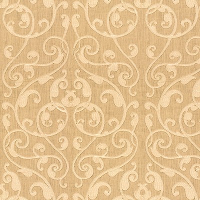 Фото Ткань портьерная с рисунком - Дамаск - стиль Современный - Бежевый - Купить в Интернет-магазине