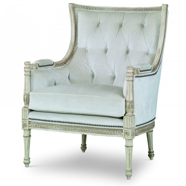 Фото Кресло на деревянной раме - стиль Американское наследство - Для гостиной - Купить в Интернет-магазине