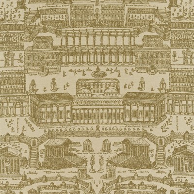 Фото Ткань портьерная с рисунком - Крупный декор - стиль Английский - Светло-коричневый - Купить в Интернет-магазине