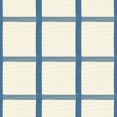 Фото Ткань портьерная с рисунком - Клетка - стиль Современный - Белая - Купить в Интернет-магазине