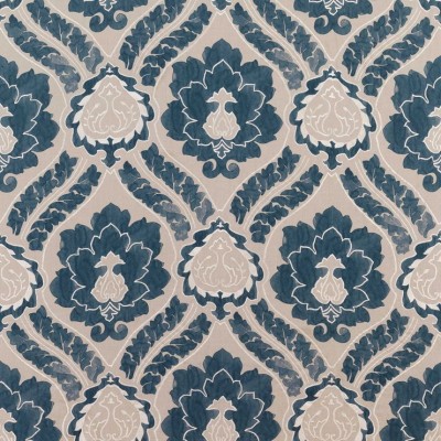 Фото Ткань портьерная с рисунком - Дамаск - стиль Английский - Светло-коричневый - Купить в Интернет-магазине