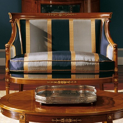 Фото Диван малый - стиль Русский дворцовый - Для гостиной - Купить в Интернет-магазине