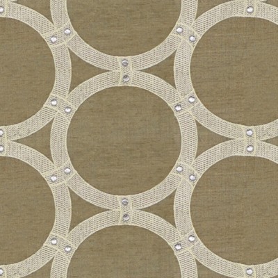 Фото Ткань портьерная с рисунком - Орнамент - стиль Современный - Зеленый - Купить в Интернет-магазине