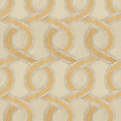 Фото Ткань портьерная с рисунком - Орнамент - стиль Современный - Кремовый - Купить в Интернет-магазине