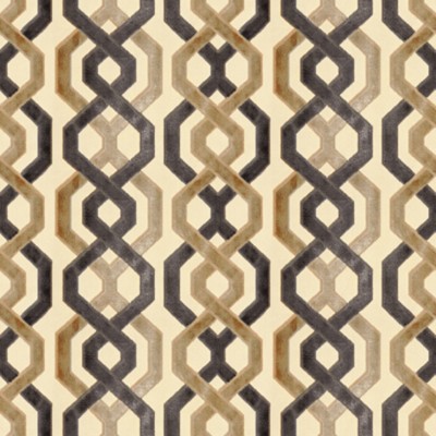 Фото Ткань портьерная с рисунком - Орнамент - стиль Современный - Бежевый - Купить в Интернет-магазине