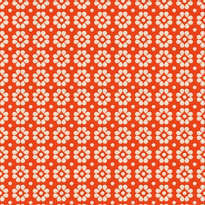 Фото Ткань портьерная с рисунком - Мелкий принт - стиль Современный - Оранжевый - Купить в Интернет-магазине
