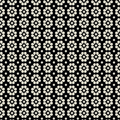 Фото Ткань портьерная с рисунком - Мелкий принт - стиль Современный - Черный - Купить в Интернет-магазине