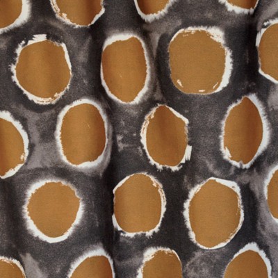 Фото Ткань портьерная с рисунком - Крупный декор - стиль Современный - Коричневый - Купить в Интернет-магазине