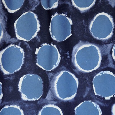 Фото Ткань портьерная с рисунком - Крупный декор - стиль Современный - Синий - Купить в Интернет-магазине