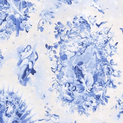 Фото Ткань портьерная с рисунком - Крупный декор - стиль Современный - Белый - Купить в Интернет-магазине