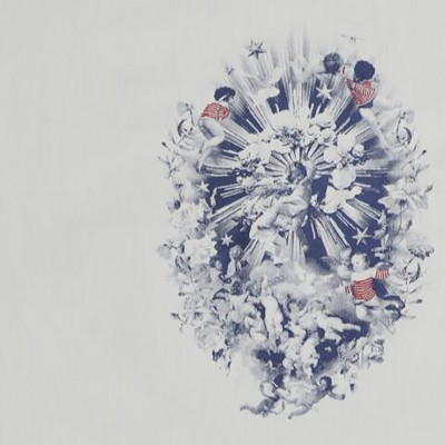 Фото Ткань портьерная с рисунком - Крупный декор - стиль Современный - Светло-серый - Купить в Интернет-магазине