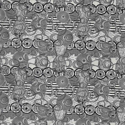 Фото Ткань портьерная с рисунком - Орнамент - стиль Европейский - Серый - Купить в Интернет-магазине