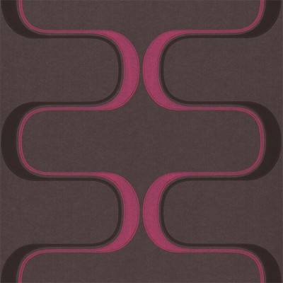 Фото Обои с рисунком - Орнамент - стиль Современный - Фиолетовые - Купить в Интернет-магазине