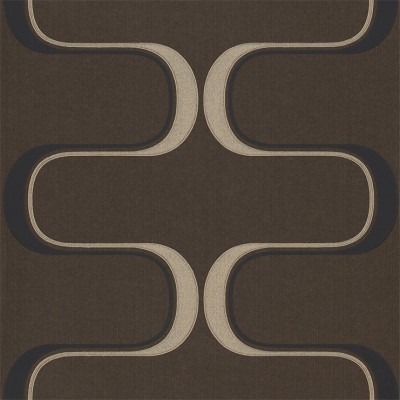 Фото Обои с рисунком - Орнамент - стиль Современный - Коричневые - Купить в Интернет-магазине