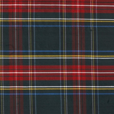 Фото Ткань портьерная с рисунком - Клетка - стиль Английский - Зеленая - Купить в Интернет-магазине