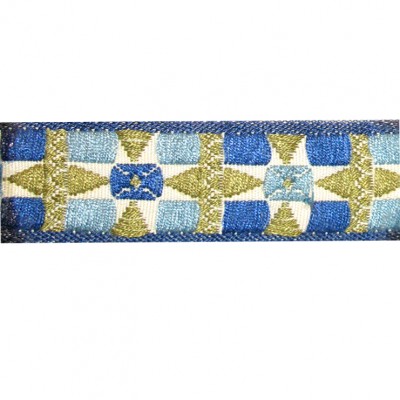 Фото Отделка для текстильных изделий - Тесьма - стиль Европейский - Синяя - Купить в Интернет-магазине